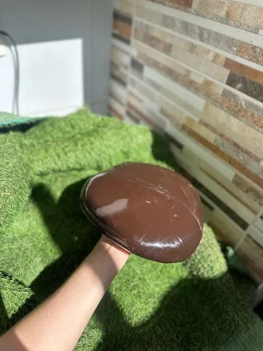 Recheio de chocolate em porção